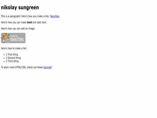 index screenshot