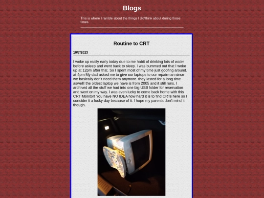 Blog Channel/Blog2 screenshot