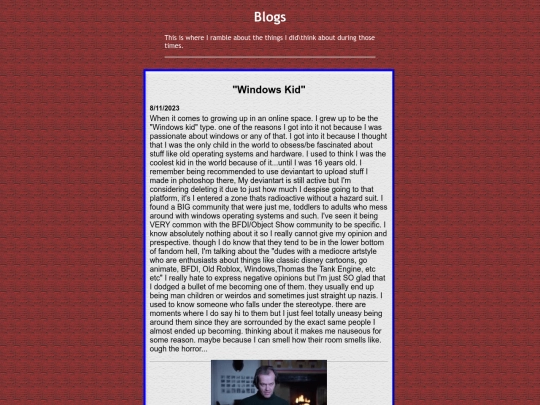 Blog Channel/Blog20 screenshot