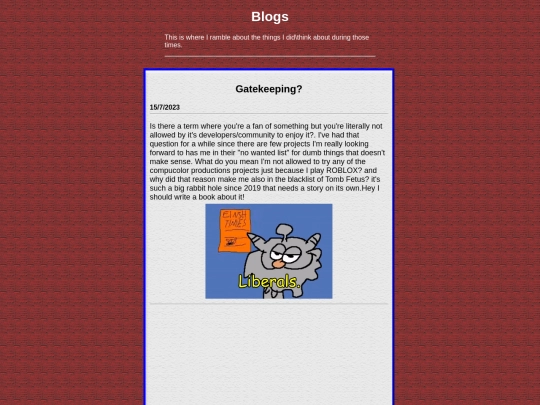 Blog Channel/Blog4 screenshot