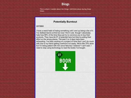 Blog Channel/Blog7 screenshot