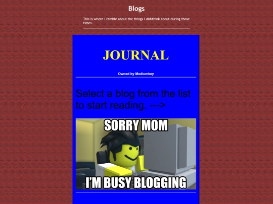 Blog Channel/baseblog screenshot