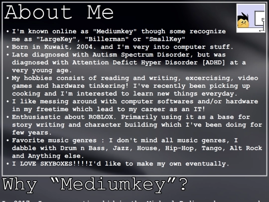 aboutme2 screenshot