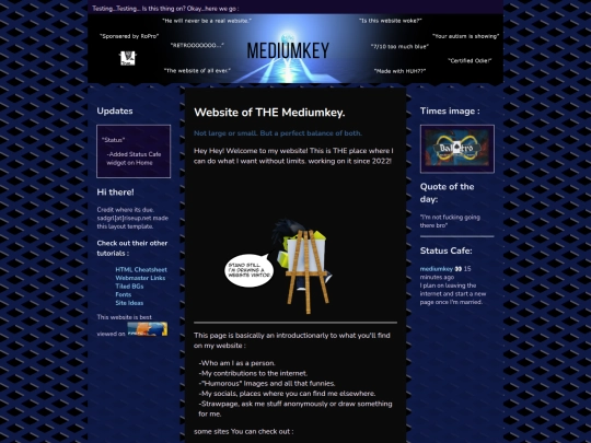 homepage screenshot