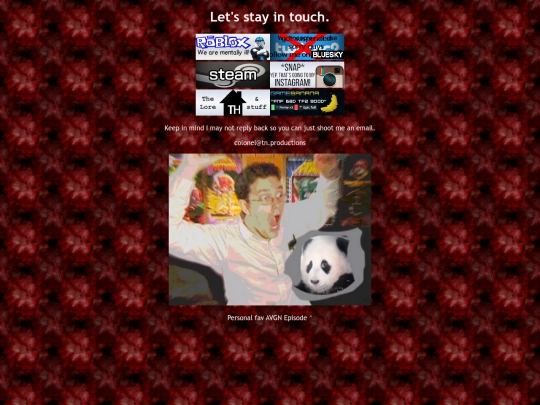 links screenshot