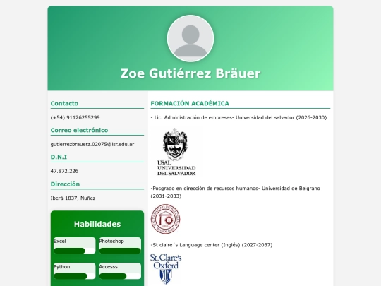Curriculum/Curriculum screenshot