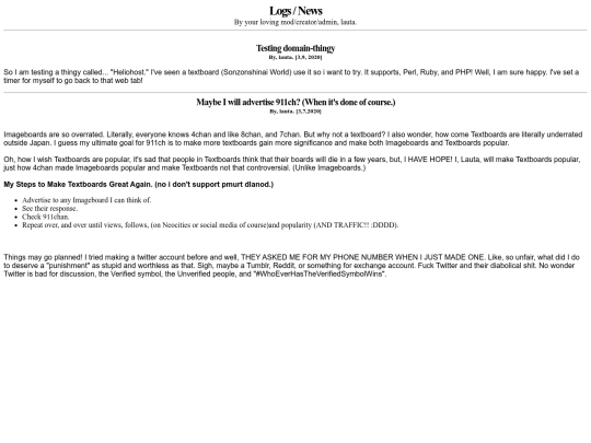 logs-news screenshot