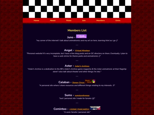 members screenshot