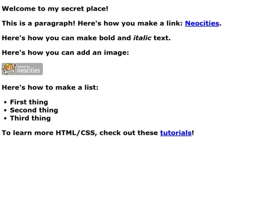 index screenshot
