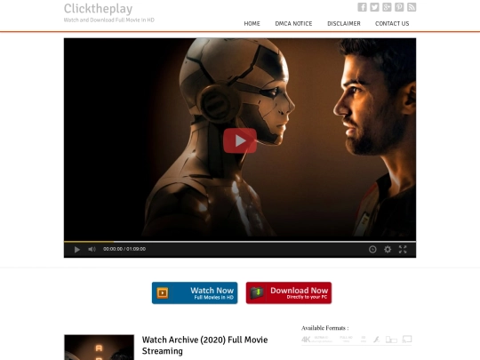 Archive screenshot