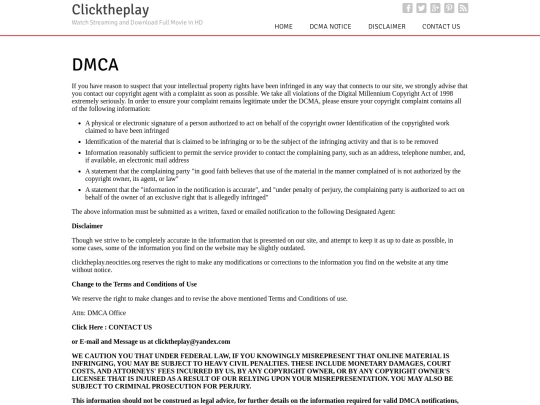 DMCA1 screenshot