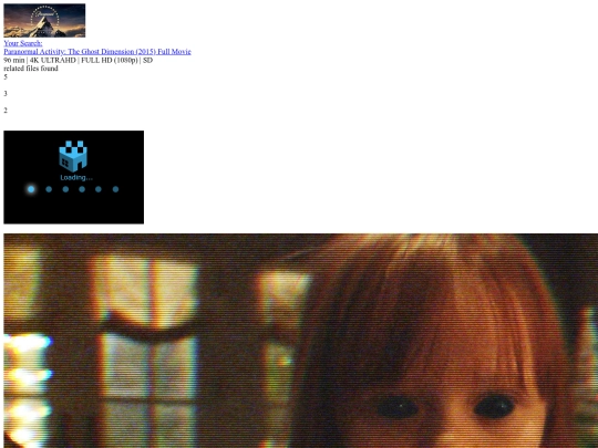 MoviesHD/ParanormalActivityGhostDimension screenshot