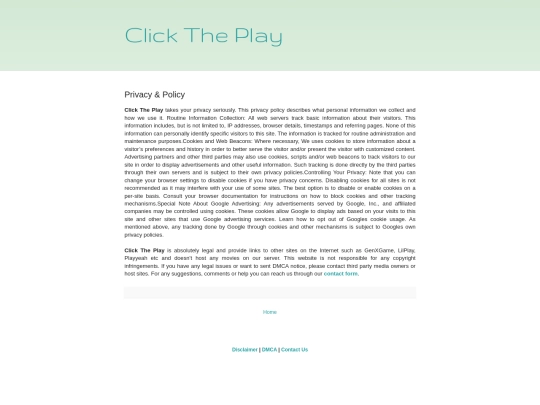 Privacy-policy screenshot