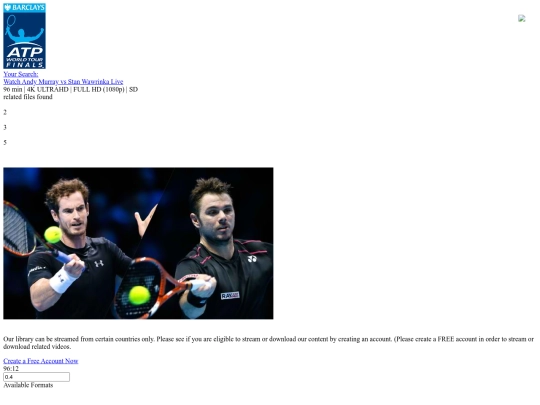 SportsTV/ATP_MurravsWawrinka screenshot
