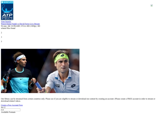 SportsTV/ATP_NadalvsFerrer screenshot