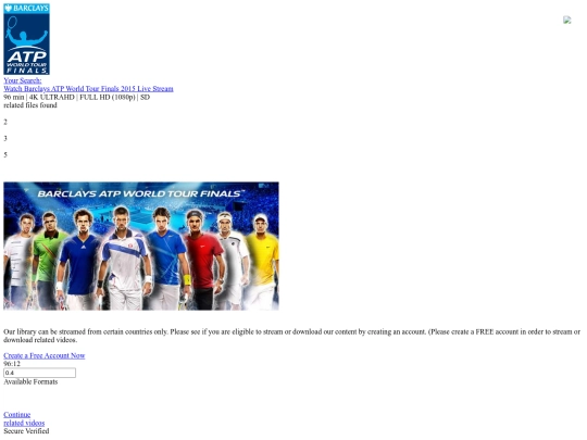 SportsTV/Barclays_ATPWorldTourFinals screenshot