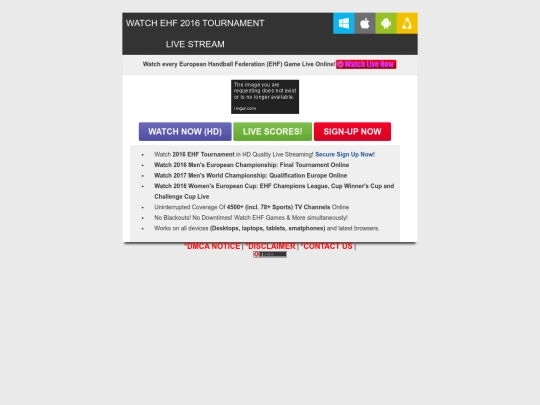 SportsTV/EHF2016_LiveStream screenshot