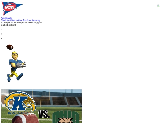 SportsTV/NCAAF_KentStatevsOhioState screenshot