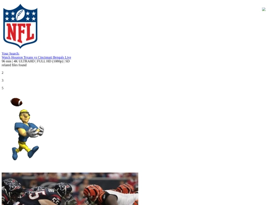 SportsTV/NFL_HoustonVsCincinnati screenshot
