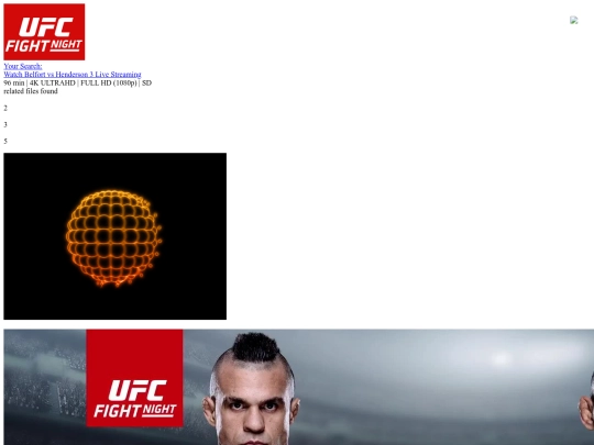 SportsTV/UFC_BelfortvsHenderson3 screenshot