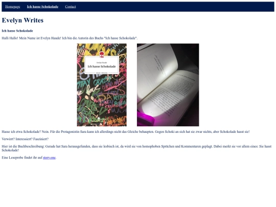 MyWebsite screenshot