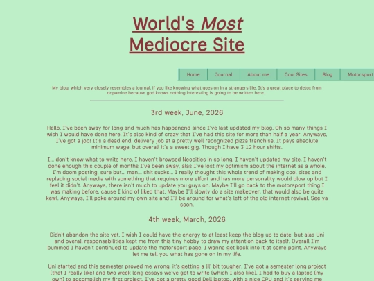 blog screenshot