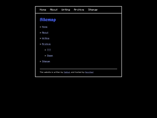 sitemap screenshot