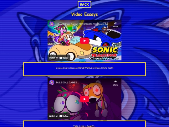 videos/essays screenshot