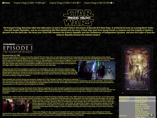 pages/prequels screenshot