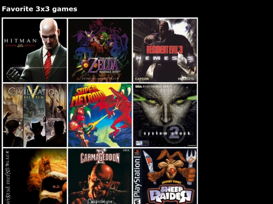 games screenshot