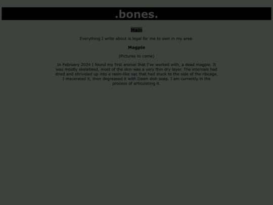 bones screenshot