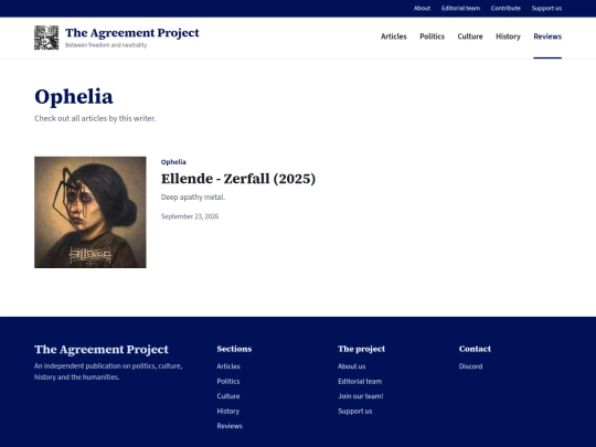 authors/ophelia screenshot