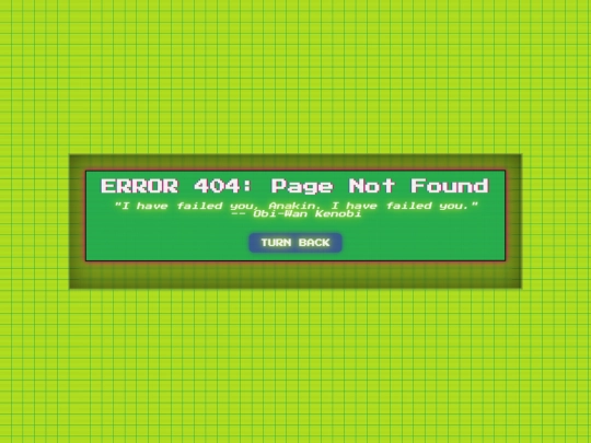 not_found screenshot