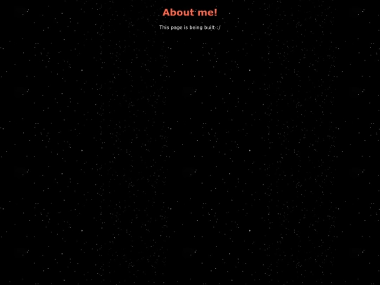 aboutme screenshot