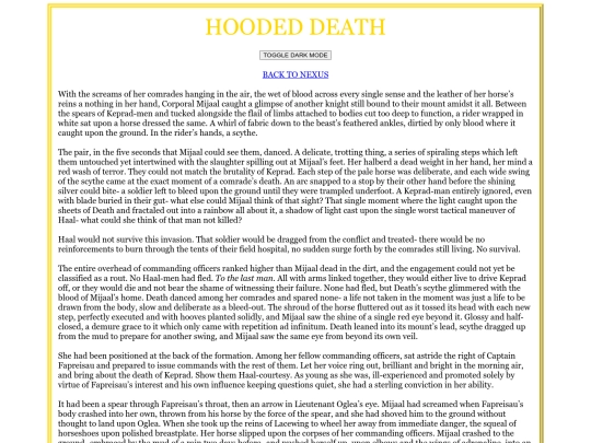 hoodeddeath screenshot