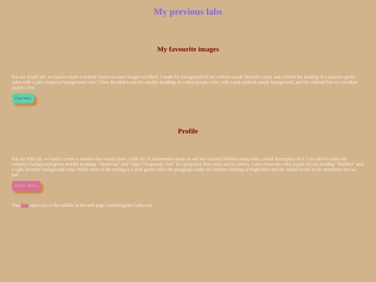 lab6/css-links screenshot