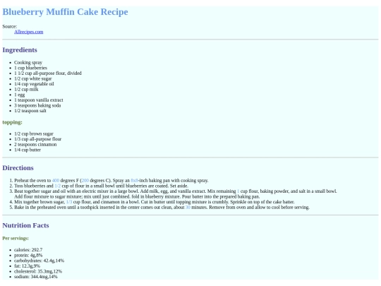 recipe screenshot
