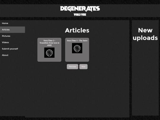 WebPages/articles screenshot
