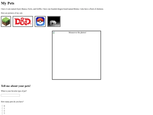 testpage screenshot
