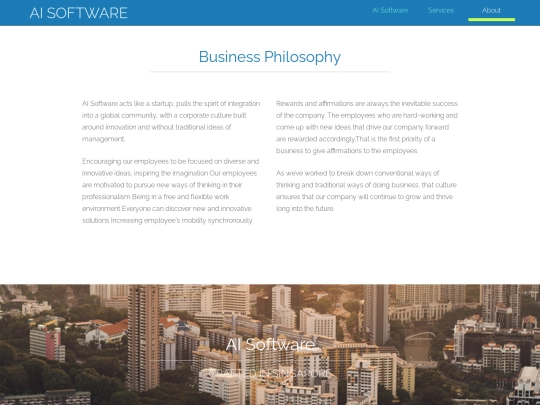 Philosophy screenshot