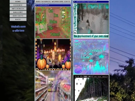 shrines/weirdcore/gallery screenshot