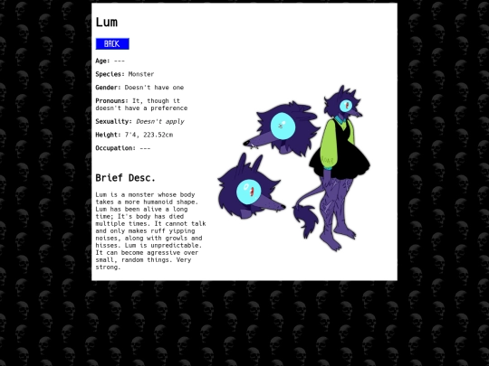 characters/lum screenshot