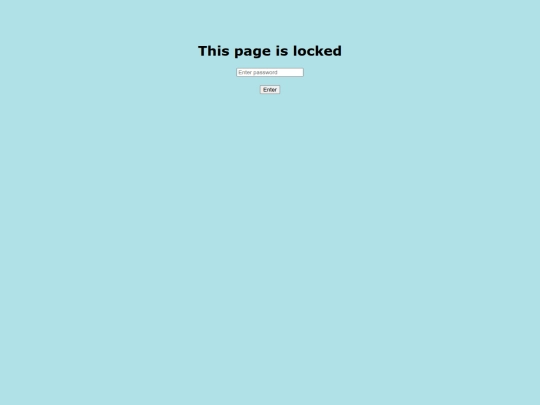 password-page screenshot