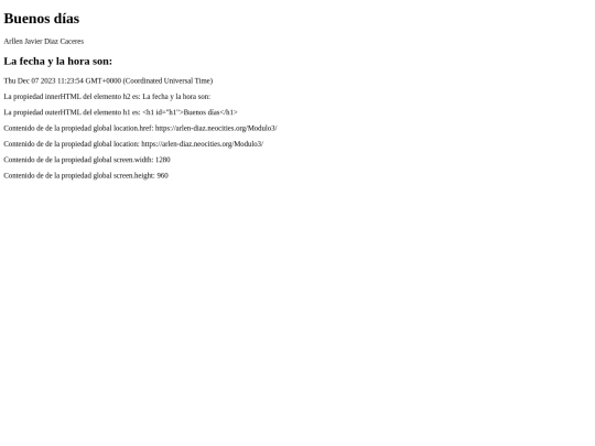 Modulo3 screenshot
