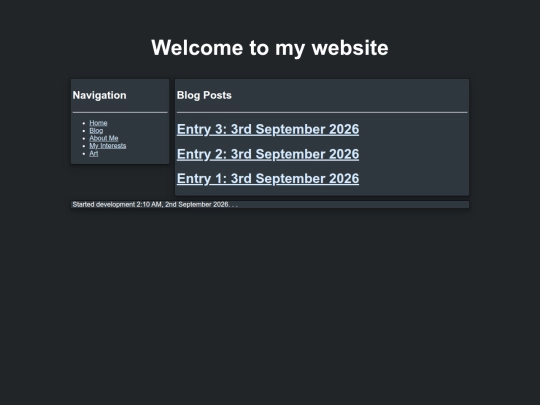 pages/blog screenshot