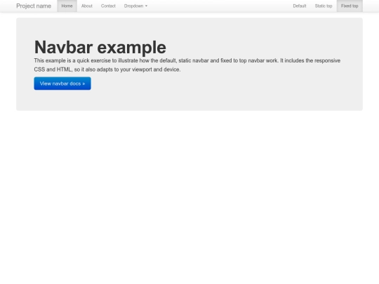 bootstrap/less/tests/navbar-fixed-top screenshot