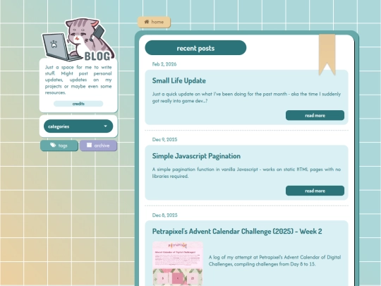 blog screenshot