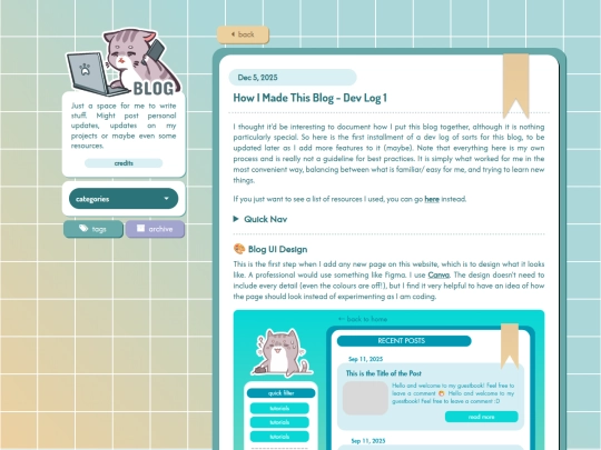 blog/posts/2025-12-05-Blog-Dev-Log-1 screenshot