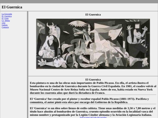 Arte/Guernica screenshot