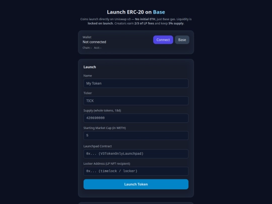 LAUNCHTOKEN screenshot